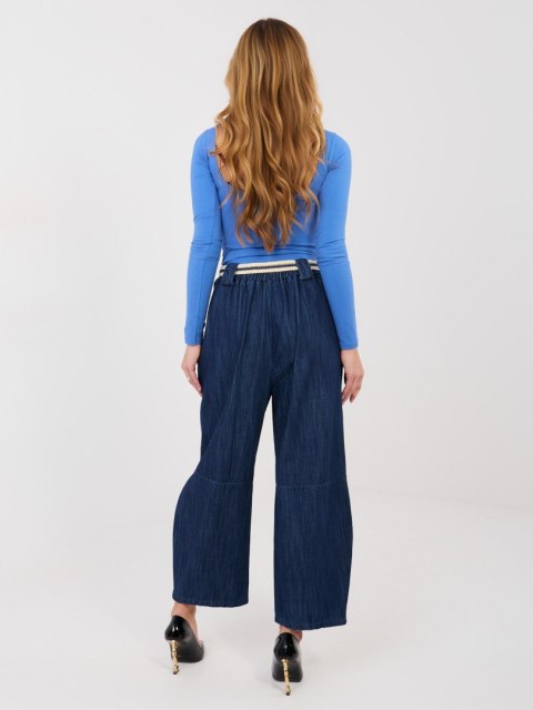 Spodnie jeans IT-SP-FL9929.17P granatowy