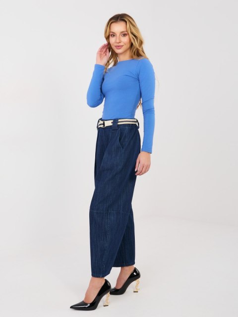 Spodnie jeans IT-SP-FL9929.17P granatowy