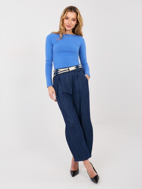 Spodnie jeans IT-SP-FL9929.17P granatowy