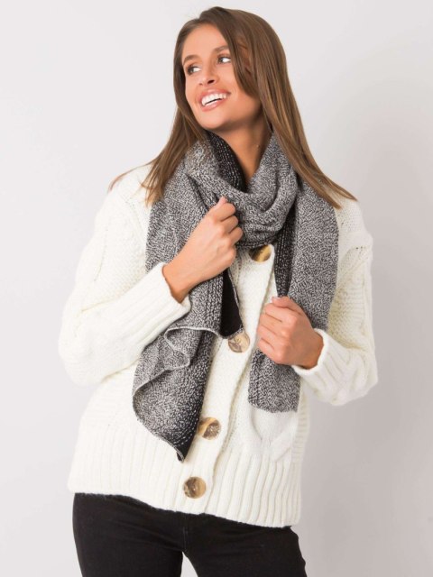 Szalik AT-SZ-3899.91 czarno-biały