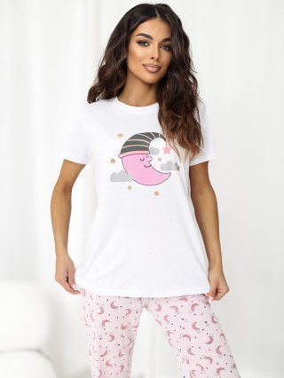 Piżama CLM-PI-1581.09 różowy XL