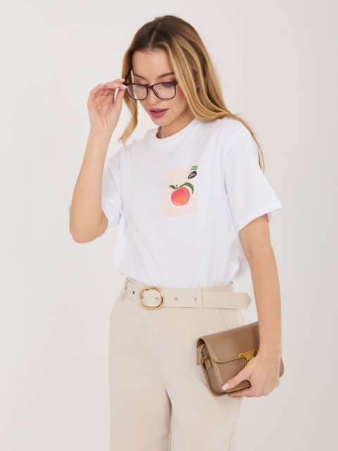 T-shirt D12022AJ02645AD biały XL