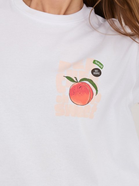 T-shirt D12022AJ02645AD biały XL