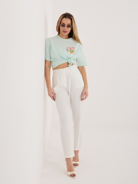 T-shirt D12022AJ02645AD mietowy L