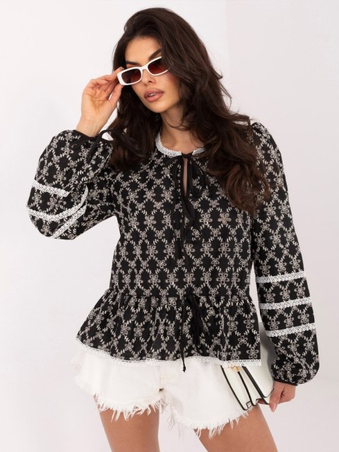 Bluzka LK-BZ-509991.93 czarny S/M