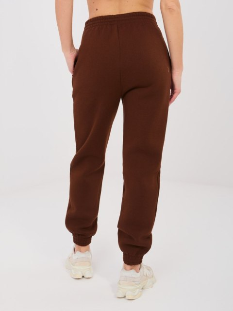 Spodnie dresowe CLM-DR-1107.98 ciemny brązowy XL