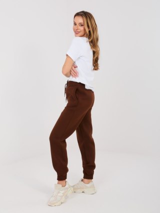 Spodnie dresowe CLM-DR-1107.98 ciemny brązowy S