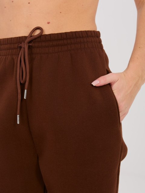 Spodnie dresowe CLM-DR-1107.98 ciemny brązowy S
