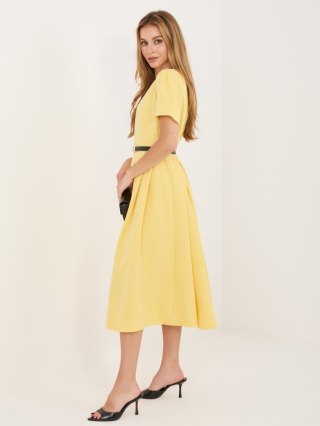 Sukienka MI-SK-A2328.91 żółty