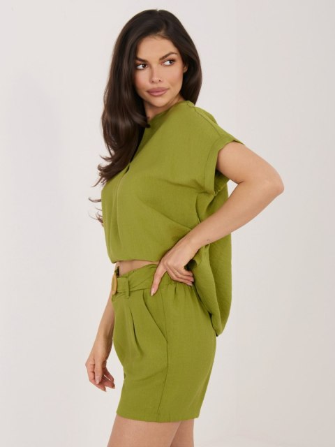 Szorty D60103M62612KA3 oliwkowy M
