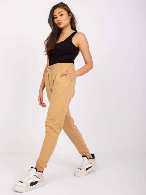 Spodnie dresowe TW-DR-1033.16P camelowy XL