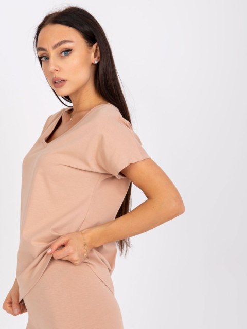 T-shirt AP-TS-A-004 camelowy XL