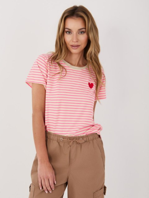 T-shirt IT-TS-22397.89 beżowy