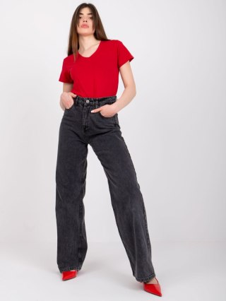 T-shirt TW-TS-1002.28X ciemny czerwony M