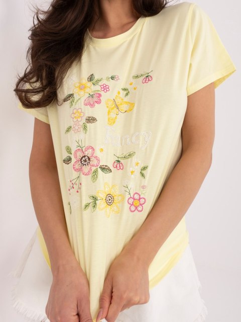 T-shirt IR-TS-R2670.30 jasny żółty S/M