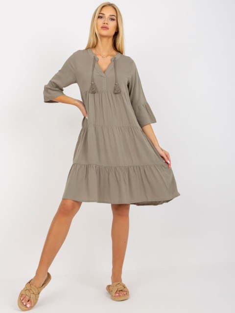 Sukienka D73761M30214A5EN khaki XS