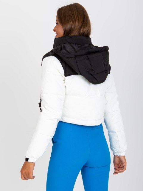 Kurtka NM-KR-D2-3825.68P biało-czarny XL