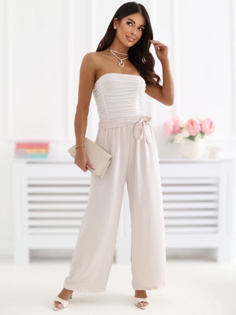 Spodnie CS-SP-XYS3649.95 jasny beżowy M/L