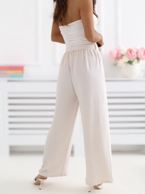 Spodnie CS-SP-XYS3649.95 jasny beżowy M/L
