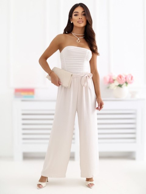 Spodnie CS-SP-XYS3649.95 jasny beżowy M/L
