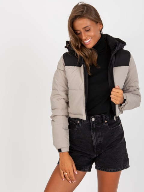 Kurtka NM-KR-D2-3825.77P czarno-beżowy 2XL