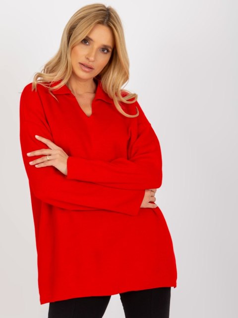 Sweter LC-SW-2261.00P czerwony