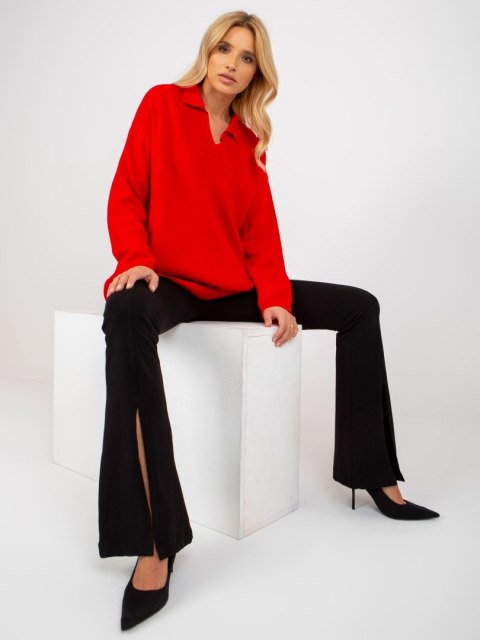 Sweter LC-SW-2261.00P czerwony