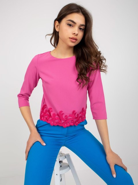 Bluzka LK-BZ-505970.33P ciemny różowy 38