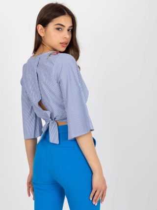 Bluzka LK-BZ-506243.78 biało-granatowy 42