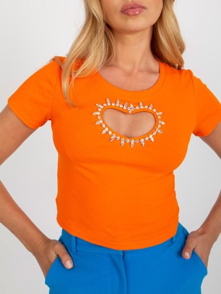 Bluzka NM-BZ-V6860.84 pomarańczowy M/L