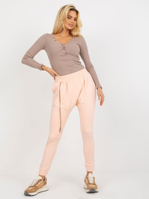 Spodnie dresowe EM-DR-ES-21-558.10 brzoskwiniowy S