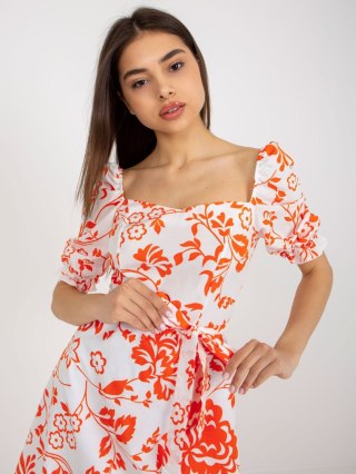Sukienka LK-SK-508944.45P pomarańczowy 38