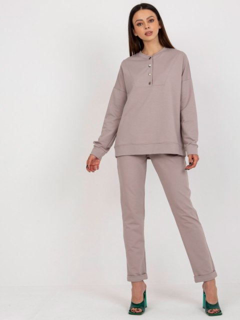 Komplet LK-KMPL-509291.57 ciemny bezowy S/M