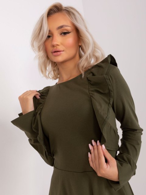 Sukienka EM-SK-HW-20-395.34P khaki L