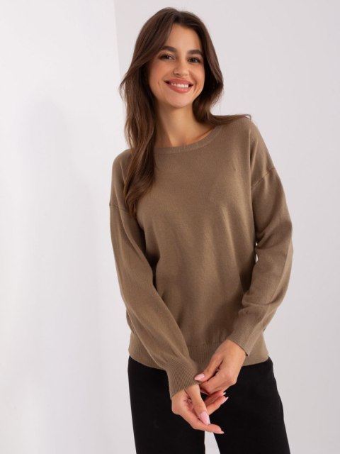 Sweter AT-SW-2325.95P brązowy