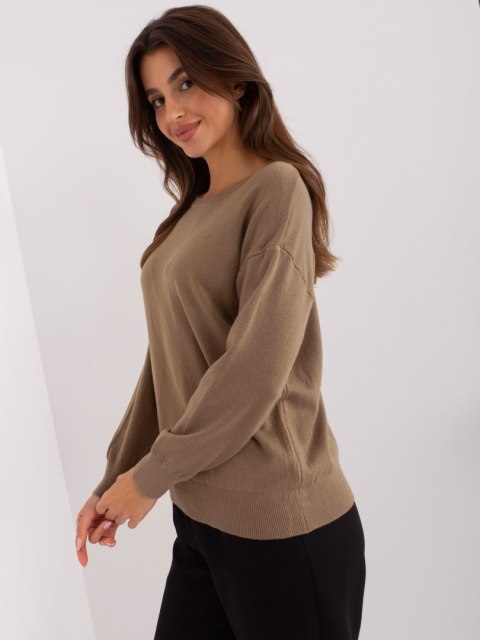 Sweter AT-SW-2325.95P brązowy