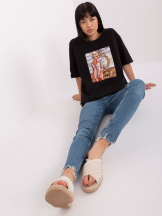 T-shirt LK-TS-509353-1.33P czarny