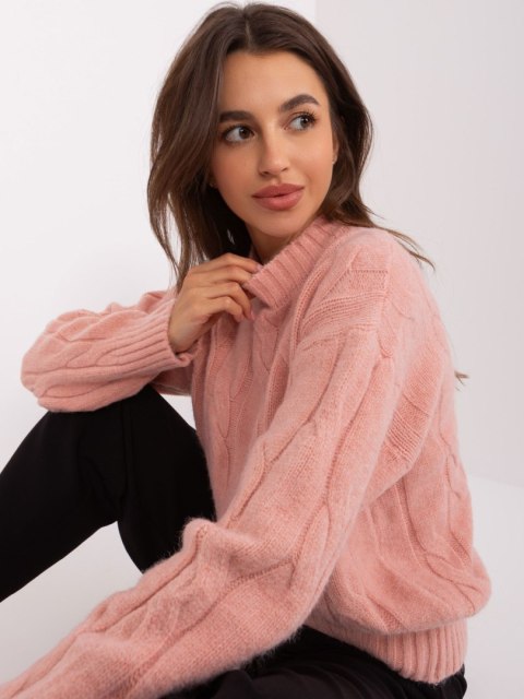 Sweter AT-SW-0146.10P jasny różowy