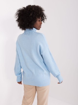 Sweter AT-SW-23401.97P błękitny
