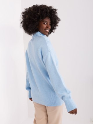 Sweter AT-SW-23401.97P błękitny