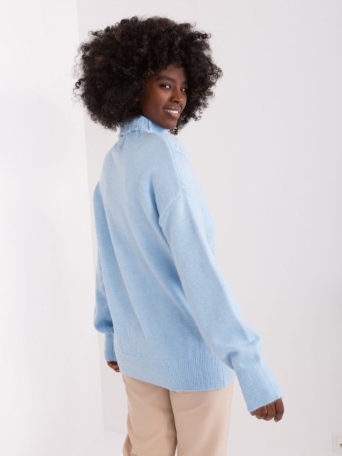 Sweter AT-SW-23401.97P błękitny
