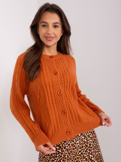 Sweter AT-SW-2346-2.99P ciemny pomarańczowy