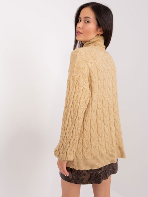 Sweter AT-SW-2348.95 camelowy