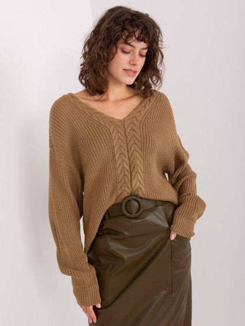 Sweter BA-SW-8028.36P camelowy