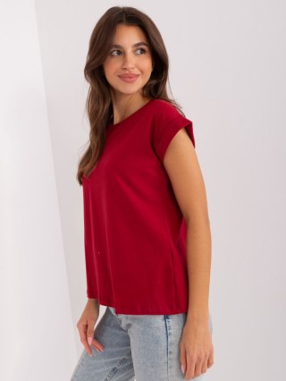 T-shirt RV-TS-4833.00X bordowy M