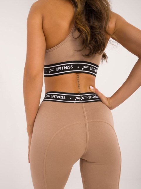 Leginsy FF-LG-509765.88 ciemny bezowy S