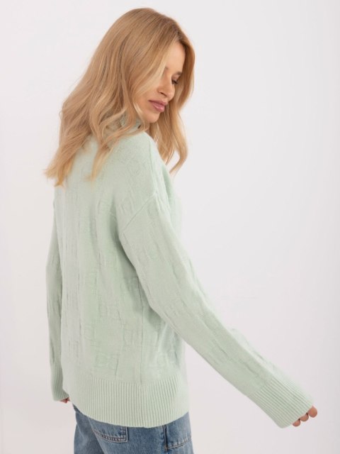 Sweter AT-SW-2342-1.35 pistacjowy