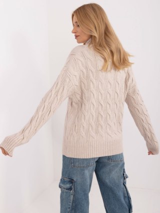 Sweter AT-SW-23445.00 jasny beżowy