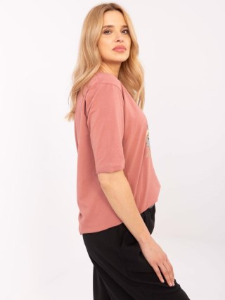 Bluzka CLM-BZ-0119.36 ciemny różowy S