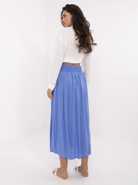 Spódnica D73761M50187B niebieski XL